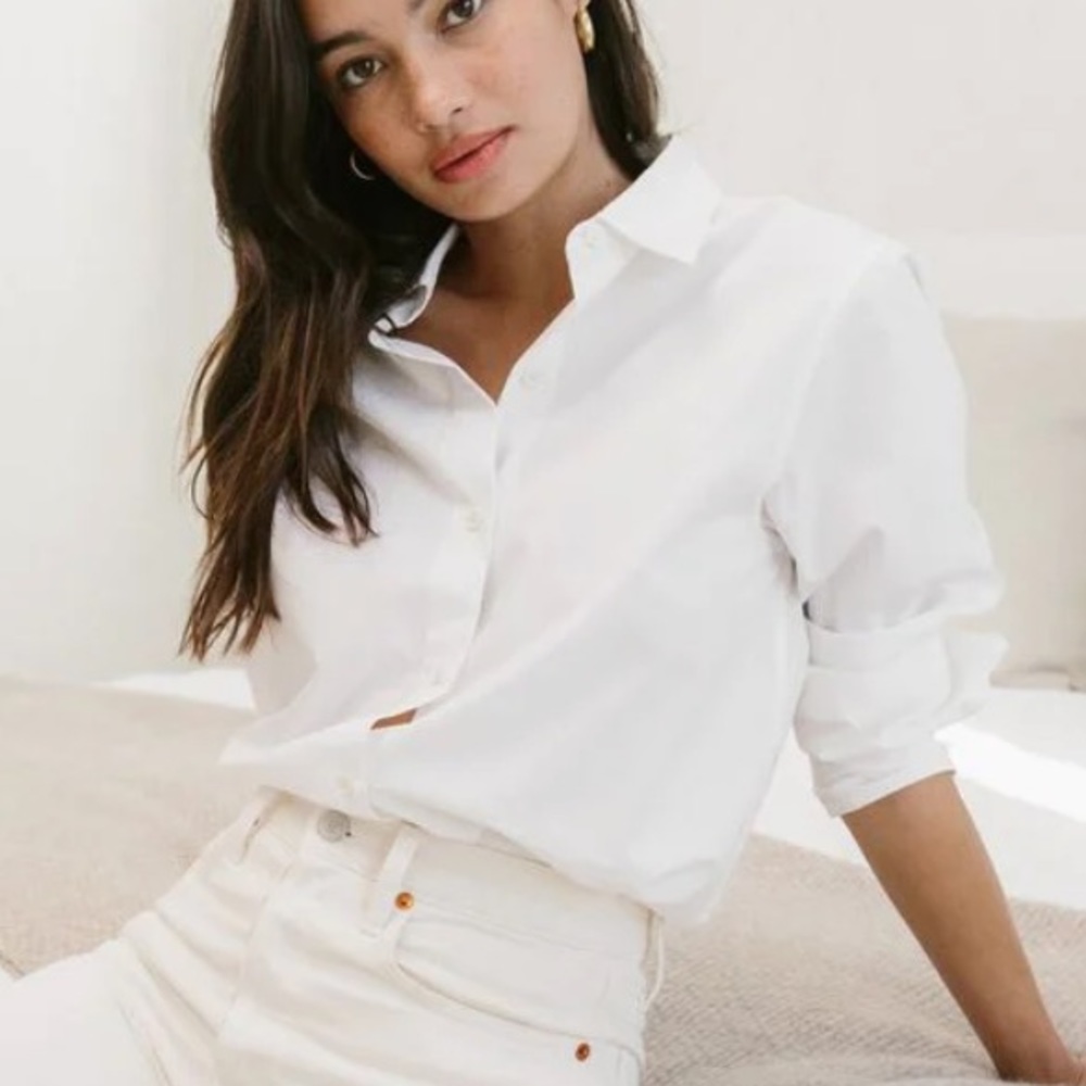 Jenni Kayne Classic White Button Down Shirt